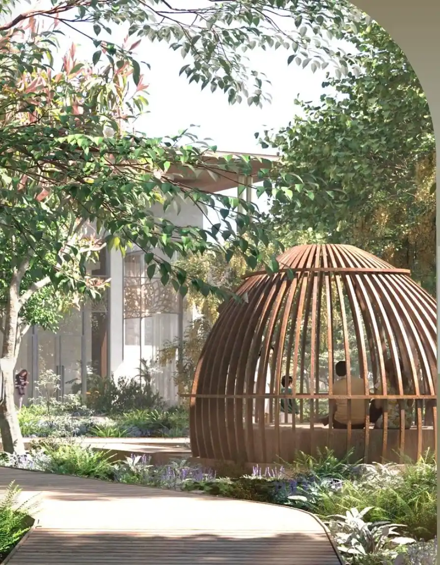 Sobha Sector 63A Gurgaon Tree Grove Meditation Deck